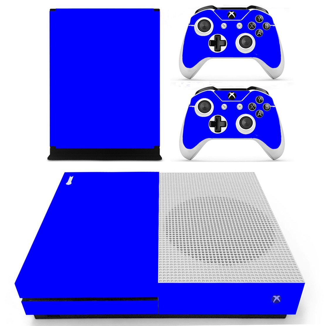 DOTBUY Vinyl Decal Full Body Skin Sticker For Microsoft Xbox One S Console And 2 Controllers And Kinect 2.0 (Carbon Fiber Black) — view 4