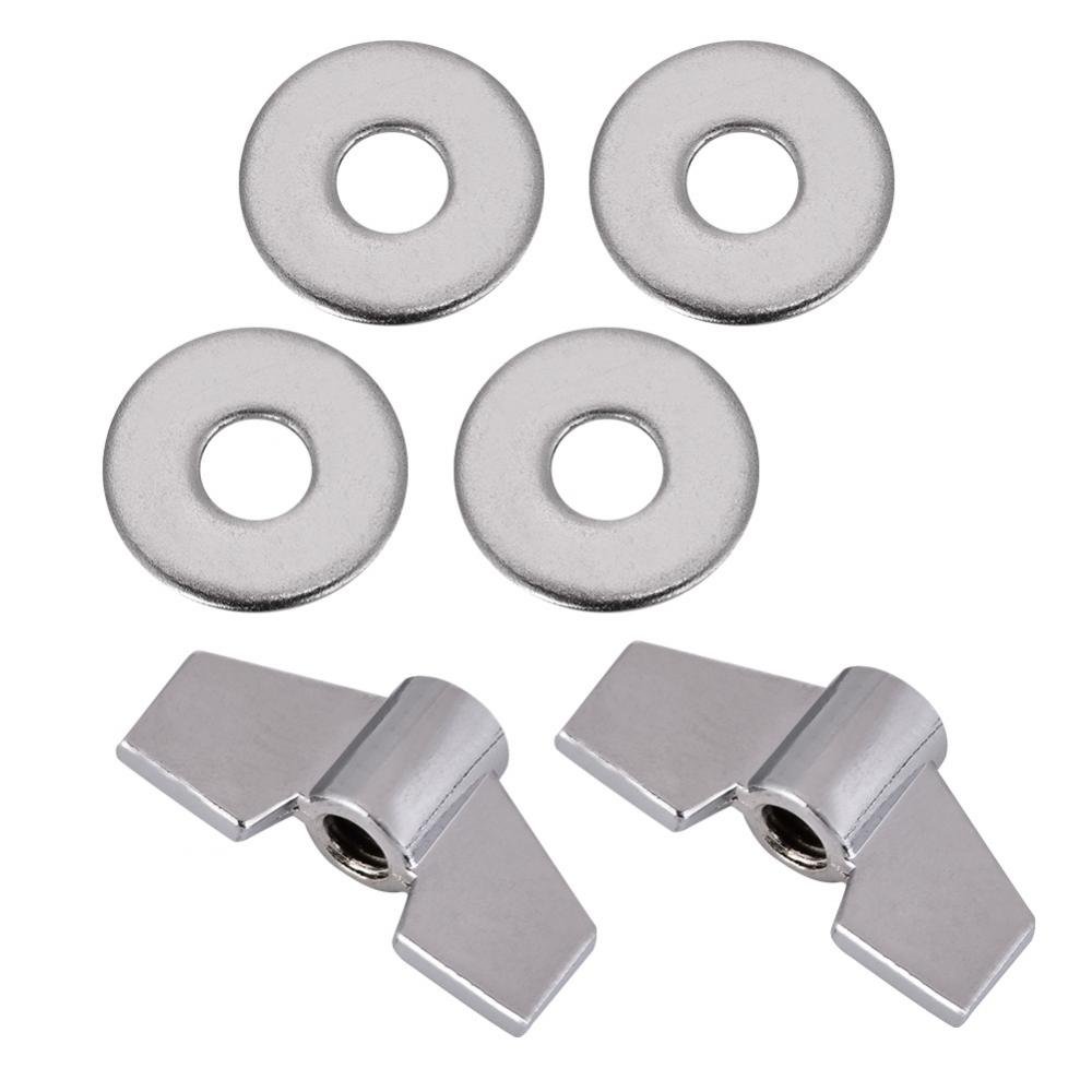 Kit Accessoires Cymbale Alnicov 21 Pièces - Feutres, écrous Papillons, Rondelles Pour Batterie