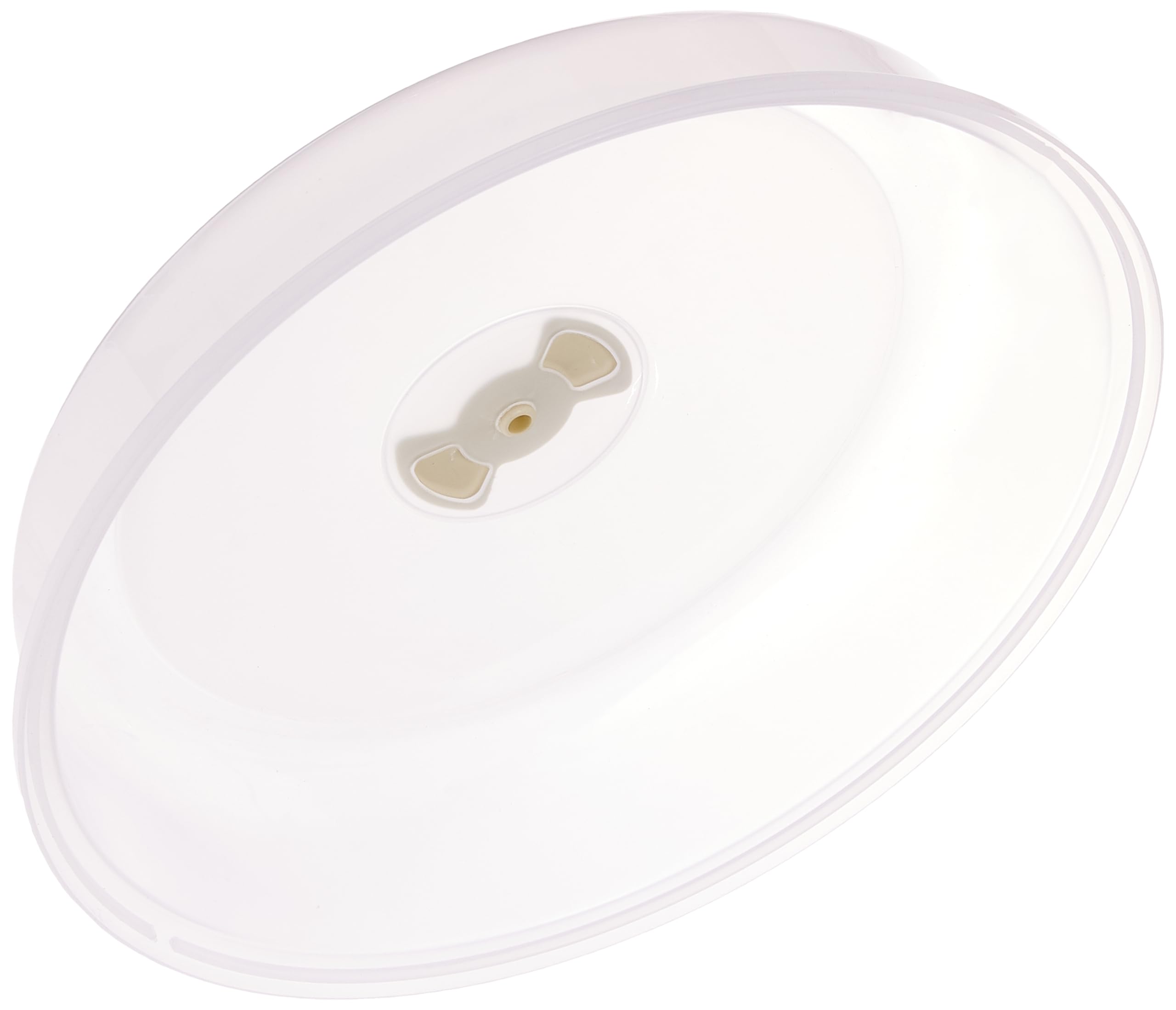 KitchenCraft Couvercle Micro-ondes 28 Cm | Anti-Éclaboussures Avec Aération | Plastique Sans BPA | Pour Assiettes Jusqu'à 26 Cm