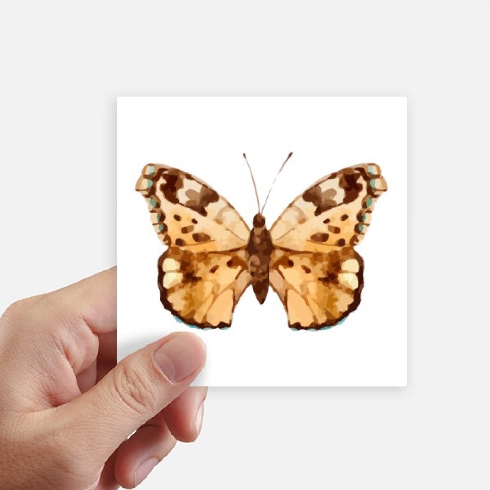 Autocollant papillon 10x10 cm sticker pc portable et décoration moto multicolore