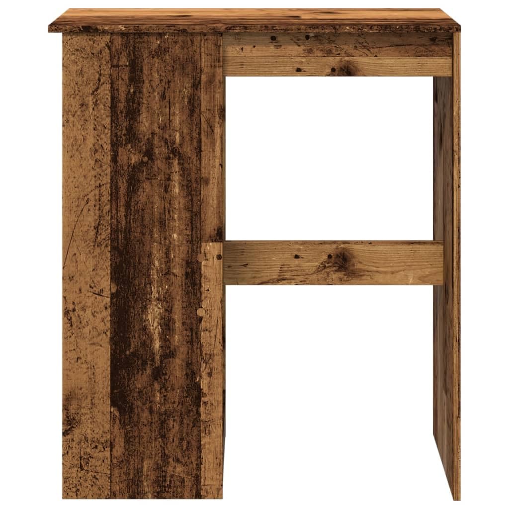 Bartisch Mit Regal 90x47,5x103,5 cm Holzwerkstoff | 4 Integrierte Weinhalter, Pflegeleicht, Feuchtes Tuch Reinigung, Inklusive Wandhalterung