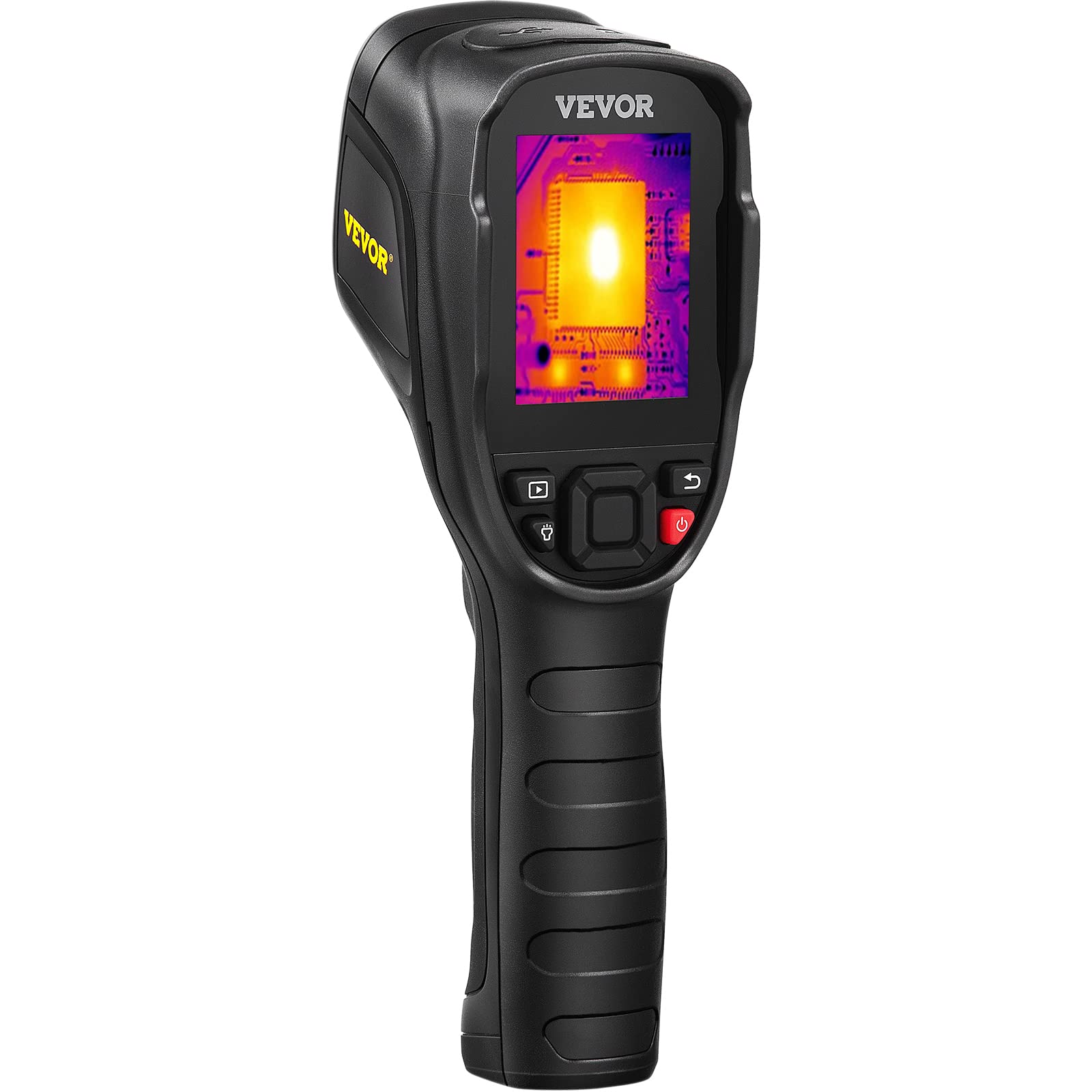 VEVOR Macchinetta Termocamera a Infrarossi Portatile Risoluzione IR da 240 x 180 Pixel Sensibilità Termica 40 mK, Termocamera Corporea Infrarossi Portatile con Scheda SD 16 GB Temperatura -20℃ a 350℃