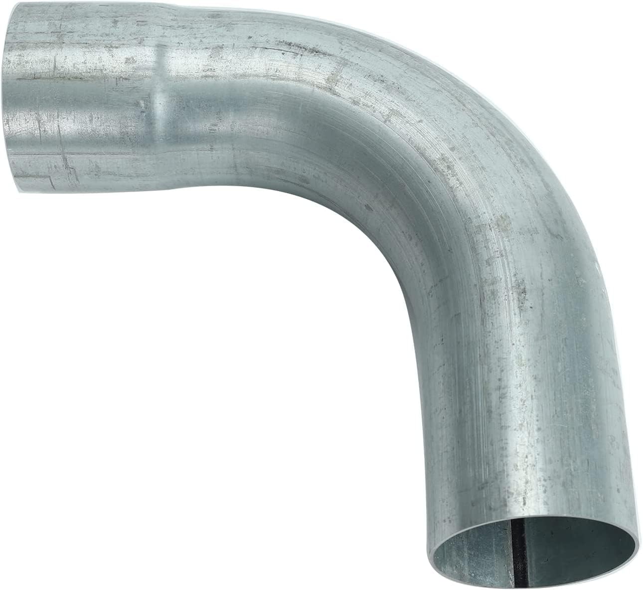 3" Mandrel Bent Exhaust Pipe - 90 Degree Mild Steel Bend, 76mm Diameter, For Custom Exhausts 7 thumbnail image