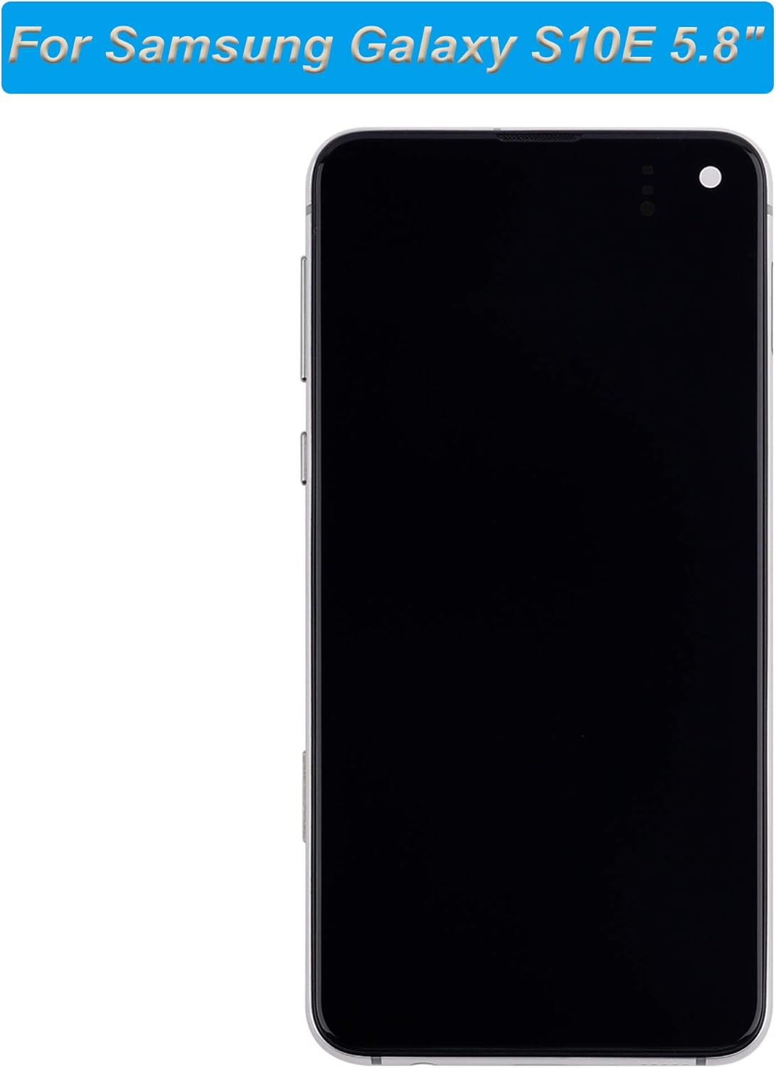 e yiiviil super amoled display compatible with samsung galaxy s10e sm g970u sm g970w 5 8 inch lcd touch screen display assembly with toolsframewhit