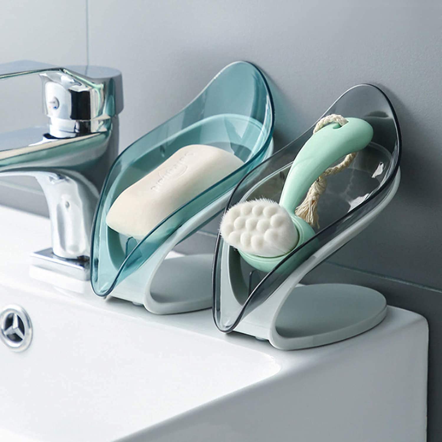 DOMNIK ZONE Leaf Shape Soap Box Bathroom Soap Holder,Effective Self Drain Soap Dishes Saver Keep Bar Soap Dry Clean, For Kitchen And Bathroom Use (PACK OF 2) (B09N3ZTQDT) Amazon Price History, Amazon Price Tracker