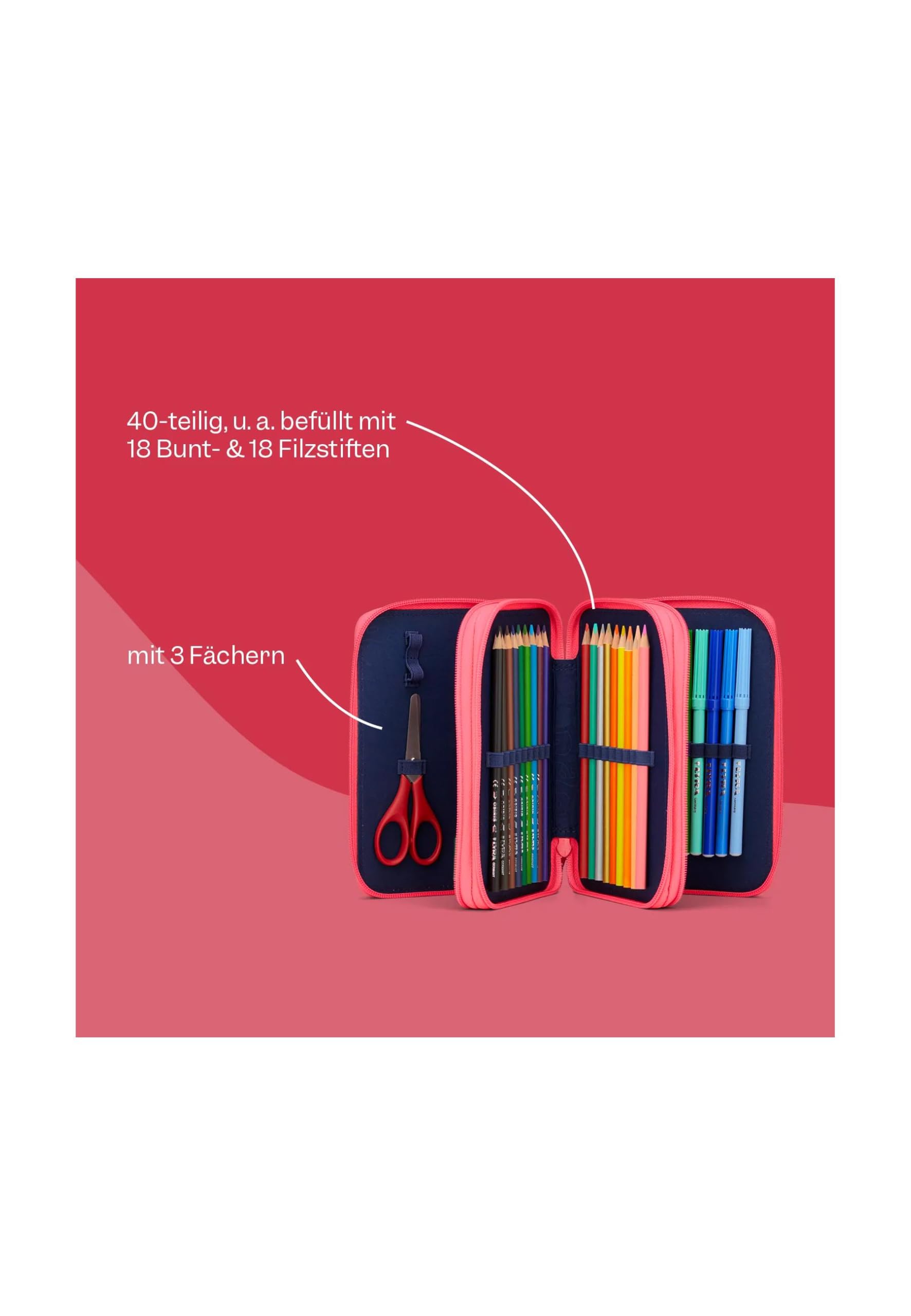 Ergobag Maxi Pencil Case Magic Bubblebear - View #10