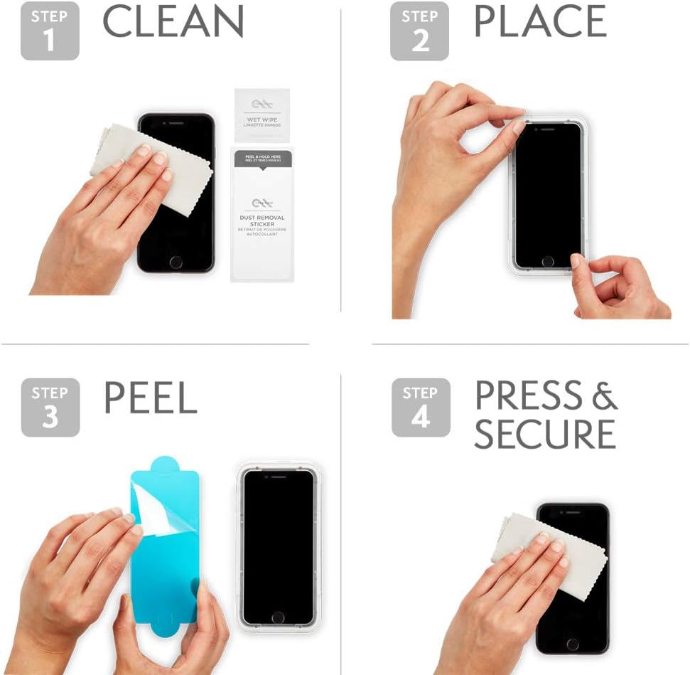 Case-Mate - iPhone - 8 | 7 | 6 - ULTRA GLASS - Glass Screen Protector - 5X Protection - Apple iPhone - Ultra Clear