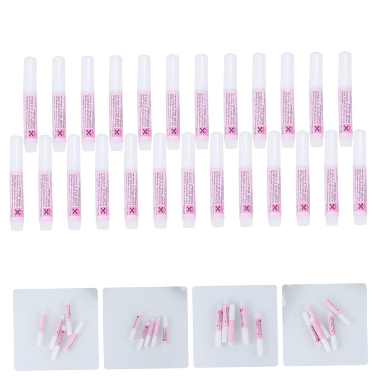 3 Series Adhesivo Para Postizas De Manicura De Secado Para Decoraciones Casa 25 Piezas*3