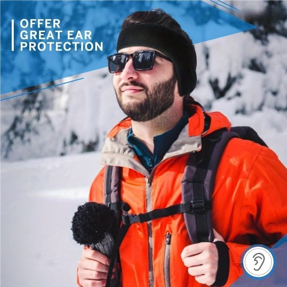 Winter Ear Warmers Muffs Headband for Men Women Ski Running Cycling