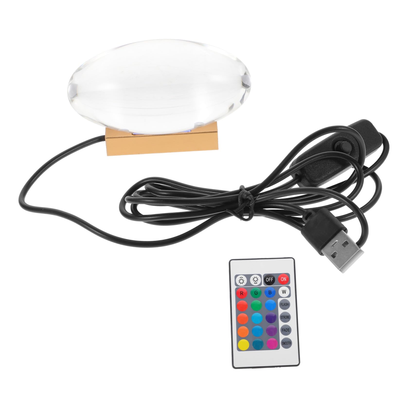 NOLITOY Projektionslicht Nachtlampe aus Glas Weiß für Kinderzimmer