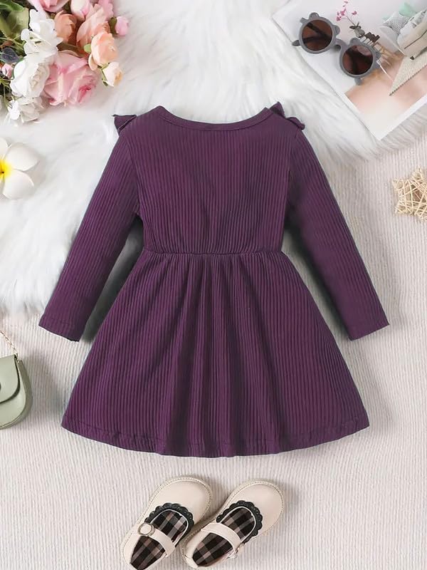 Image of Niren Enterprise Green Siskin Button Front Baby Girl Frock