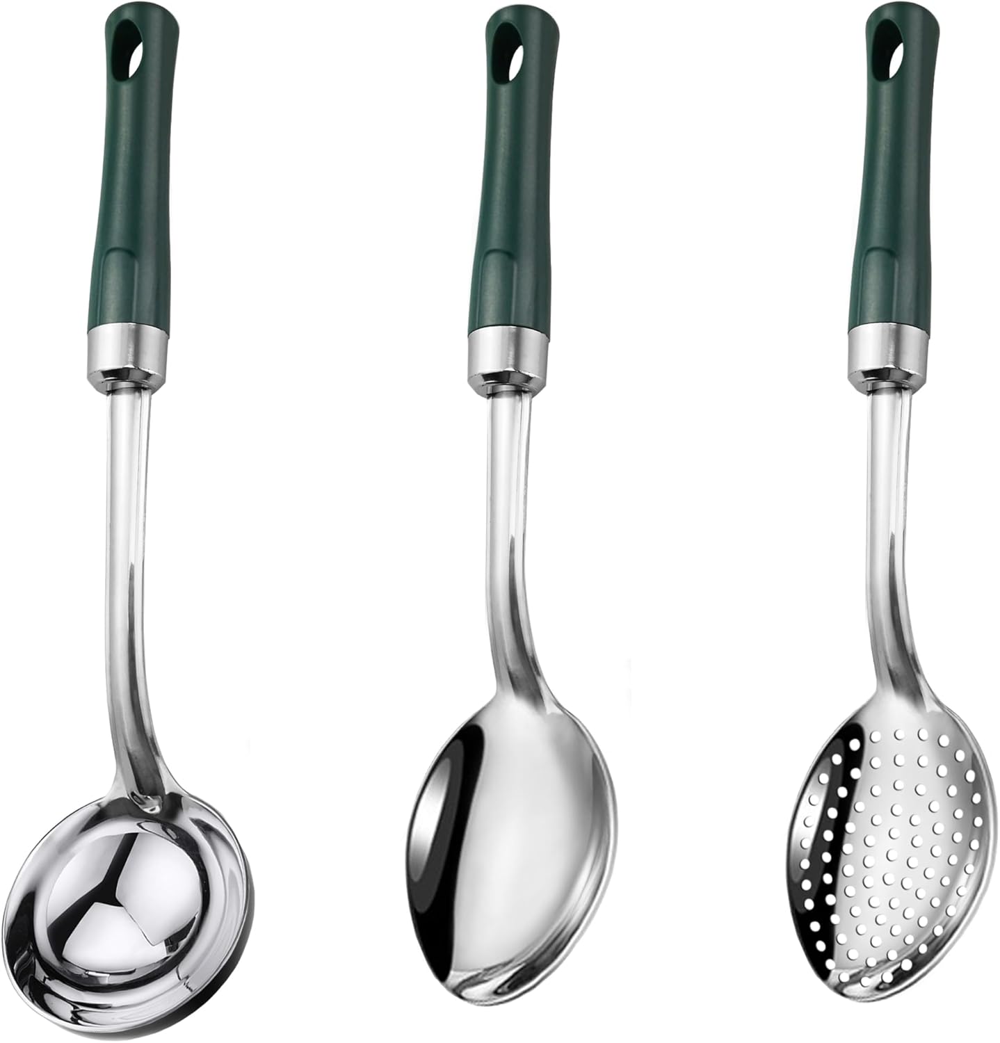 IFERRENS 3Piece 11in Serving Spoons Set, Must Have in
