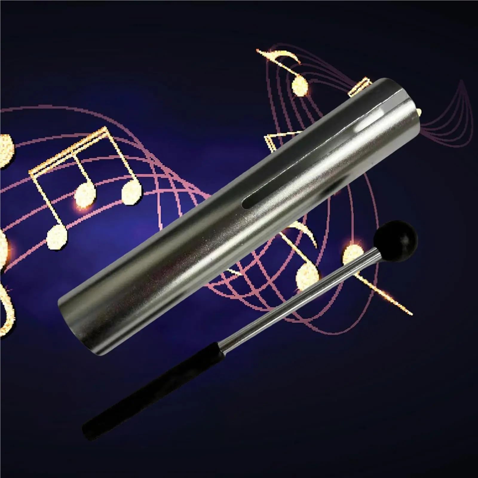 Tubi Metallici Wah Wah Wah-wah Tube Party Metallo Sabbia Cilindro Ferro Mano Strumento a percussione Professionale Bambini Adulti Tono basso Vibra-tono