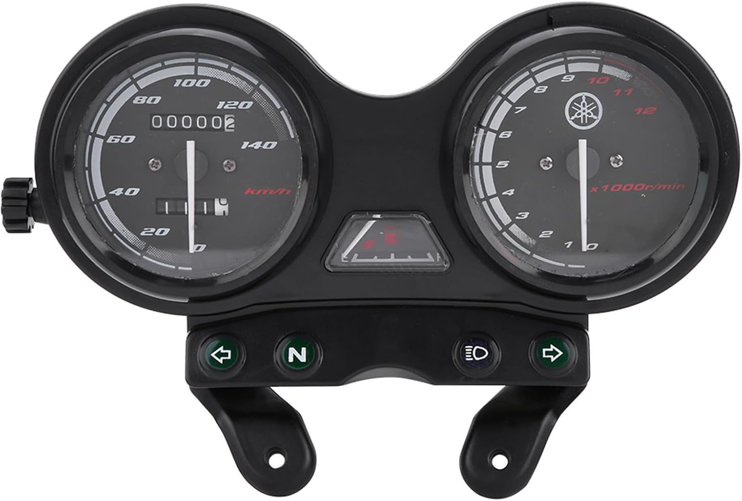 Motorcycle Speedometer 12000RPM LCD Odometer Motorbike DC 12V Fit for YBR 125,Dashboard