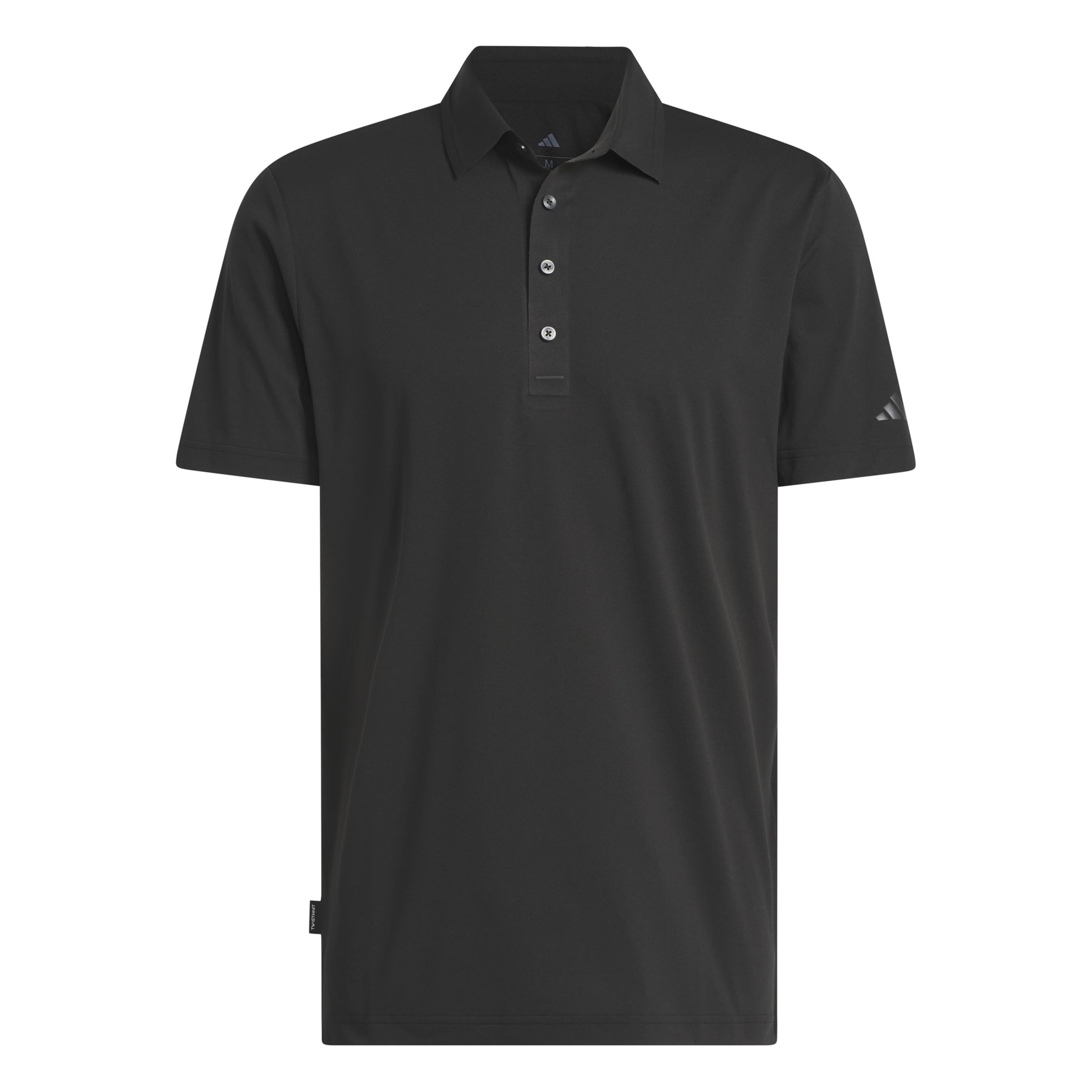 adidas Męska koszulka polo Ultimate365 Tour Twistknit, Czarny, L