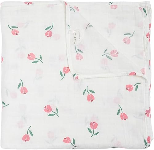 Miniatura 9 de Ali+Oli Manta de muselina para bebé (Teddy Bear), grande de 47 x 47 pulgadas, rayón suave, hecha de bambú y algodón orgánico, lavable a máquina,