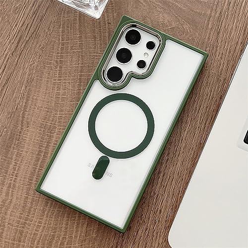 Coque Samsung S23 Ultra magnétique transparente et antichoc avec protection objectif