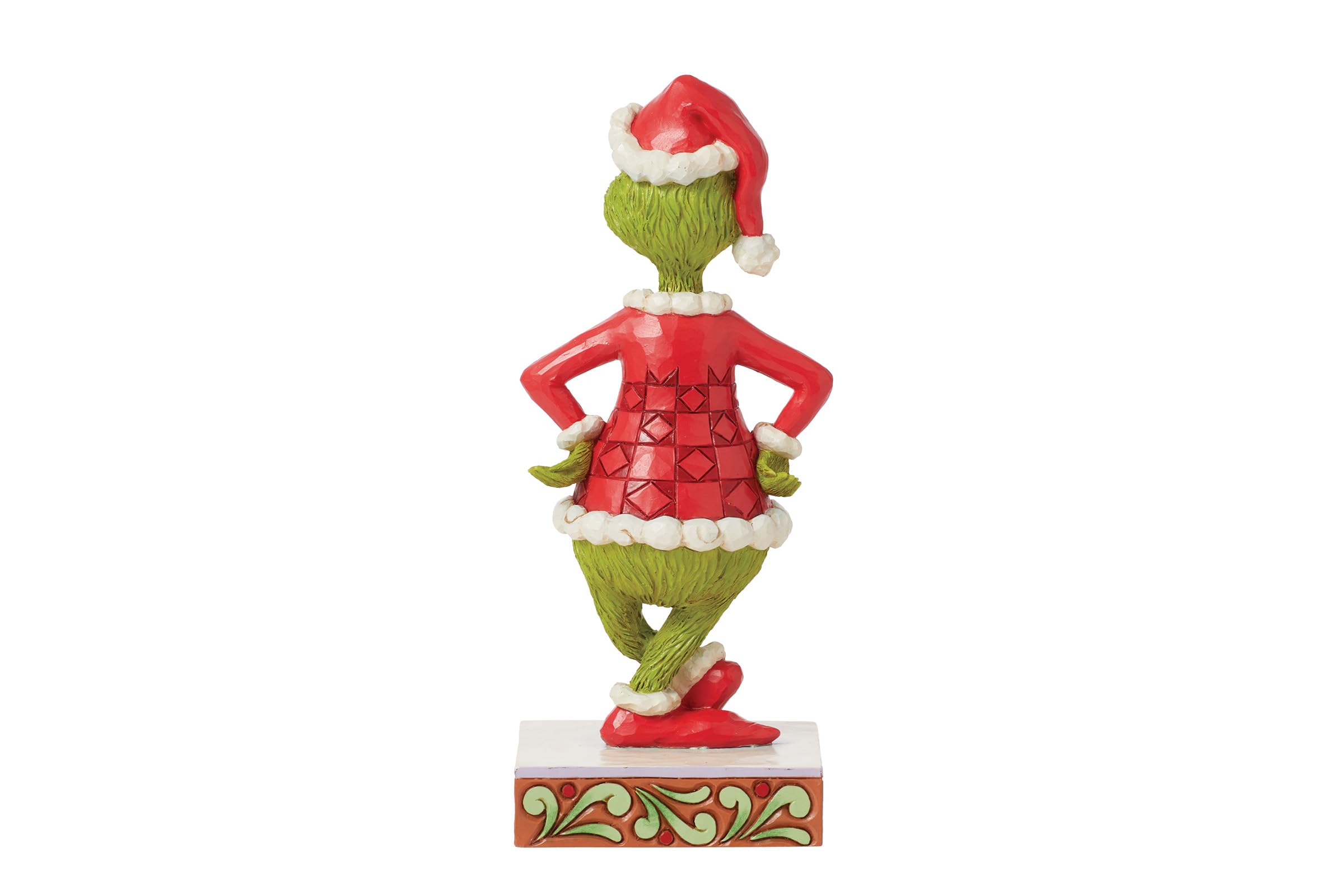 Enesco Jim Shore - Statuetta Grinch con mani sui fianchi