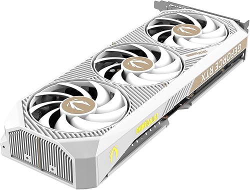 ZOTAC Gaming GeForce RTX 5070 AMP White Edition DLSS 4 12GB GDDR7 192-bit 28 Gbps PCIE 5.0 Gaming Graphics Card, IceStorm 2.0 Cooling, Spectra RGB Lighting, ZT-B50700FQ-10A - 3