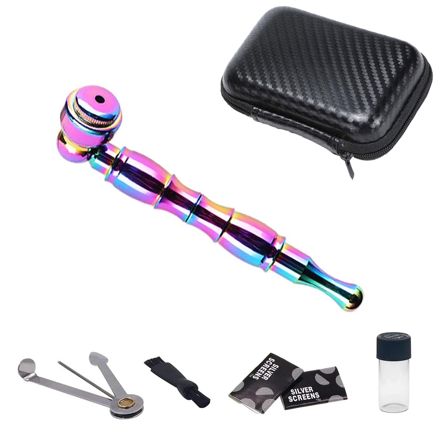 Classic Retro Rainbow Tobacco Pipe - Portable Filter for Men, Holiday Gift
| Rainbow Portable Cigarette Pipe - Classic 