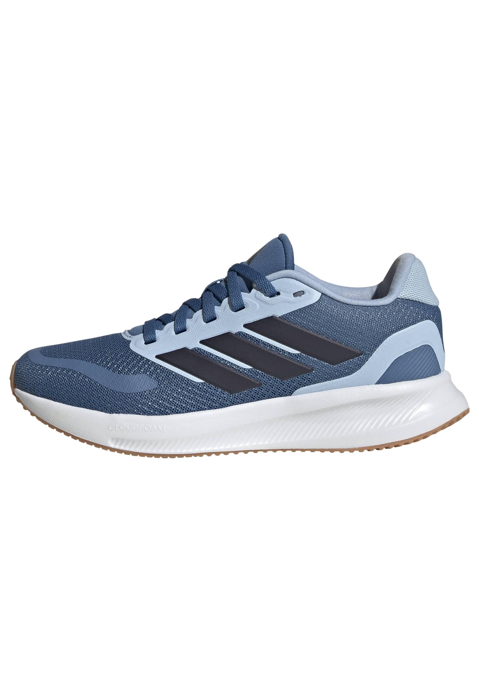 adidas Unisex Kids RUNFALCON 5 Shoes Junior, Dusky Ink/Legend Ink/Glow Blue, 5 UK