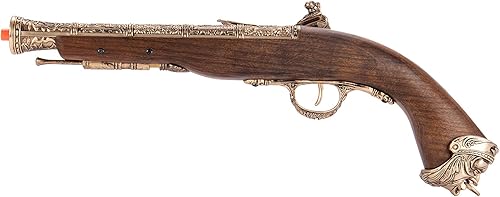 Lancer Tactical HFC Flintlock Pirate CO2 Pistola Airsoft Oro