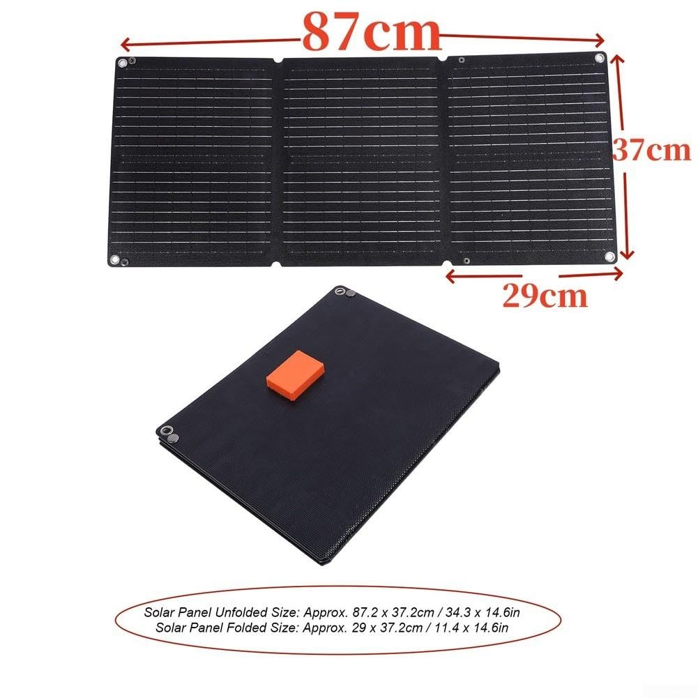 Pannello solare pieghevole, 90 W, monocristallino, impermeabile, pannello