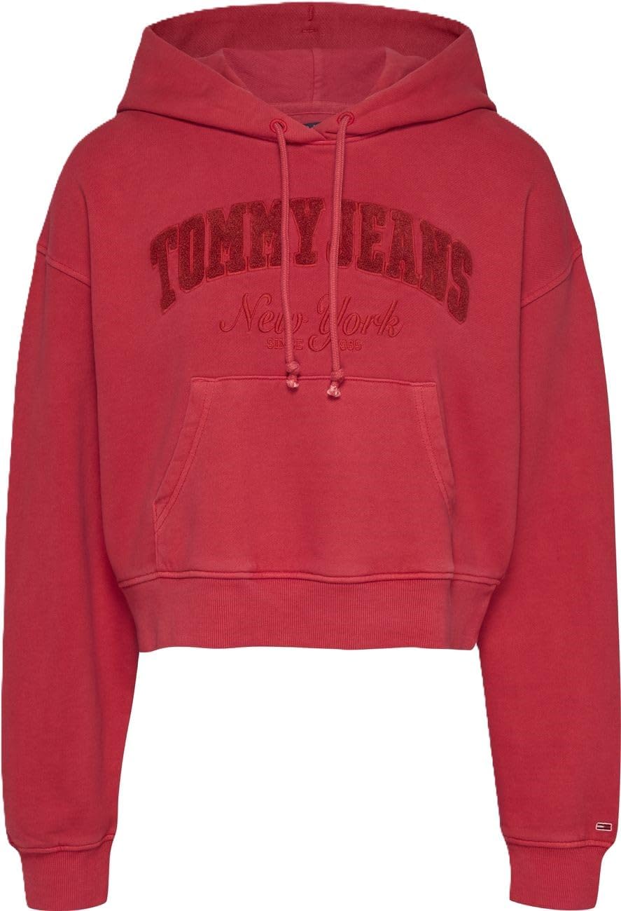 Tommy Hilfiger TJW BOXY CRP GMD VARSITY HOODIE Sweatshirt Kadın