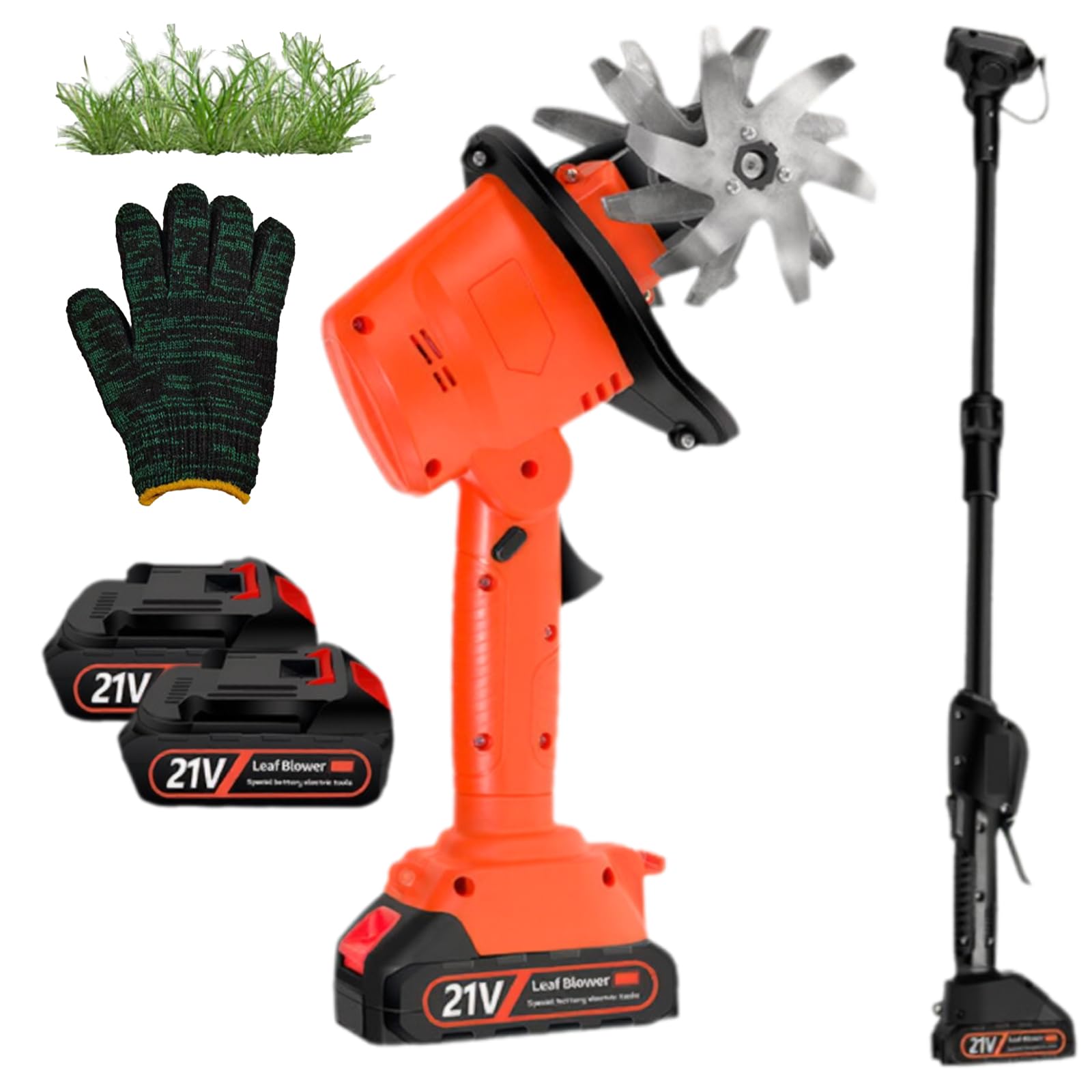 Micro-cultivateur de jardin portatif pour ameublir la terre dure sans effort de dos