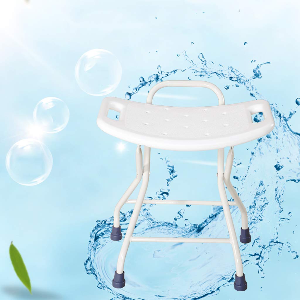 Plegable Taburete de baño/Ducha Ligero Altura Ajustable Asientos de Ducha para discapacitados Silla de bañera con Almohadilla Antideslizante para Las piernas Ayuda de Movilidad para Personas Mayor