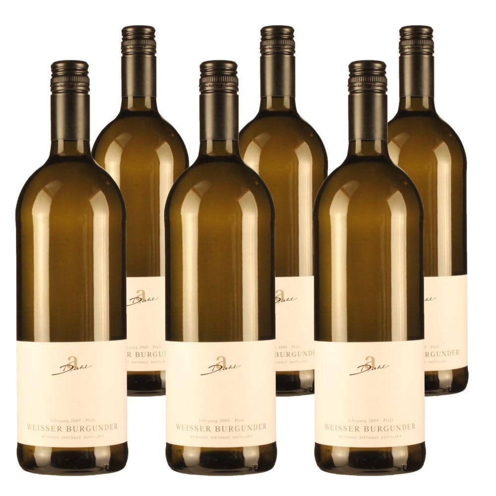 Vorteilspaket (6x1L) Weißer Burgunder (034) trocken QbA Weingut Diehl/ErnenWein/Wine