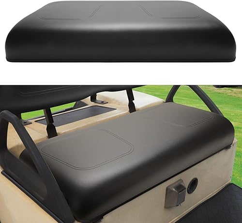 Miniatura 2 de Roykaw Conjunto de cojín inferior del asiento delantero del carrito de golf para Club Car DS 2000.5-up modelos de gas y eléctricos, negro