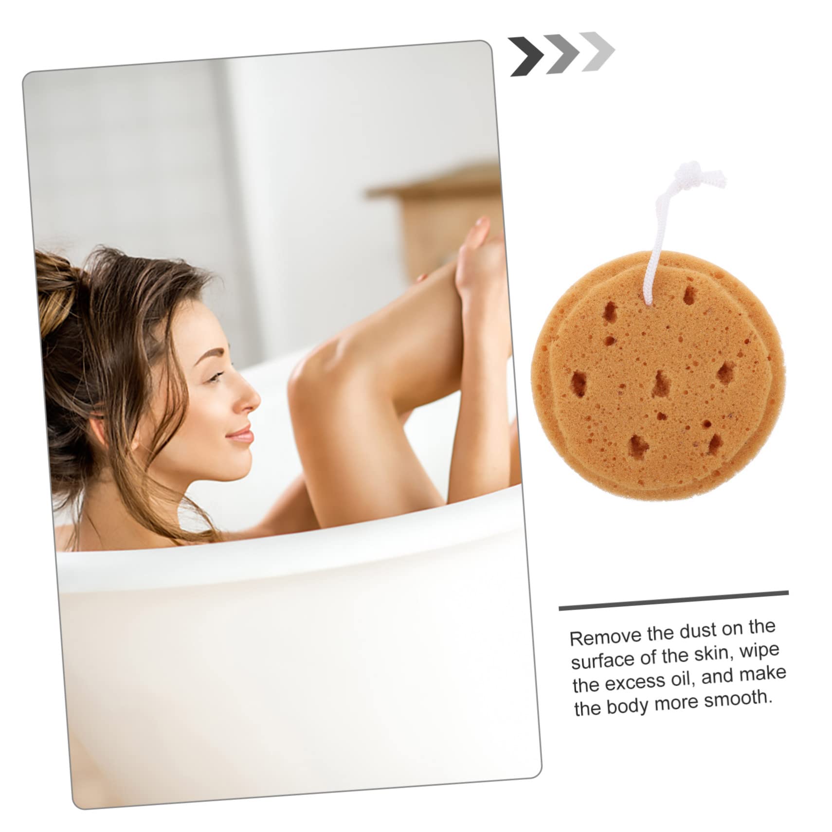 minkissy 20piezas Esponjas De Baño Redondas Exfoliantes y Suaves Para Esponjas De Loofah Para Cuerpo Agradables Al Tacto y Diseño Práctico Para Adultos