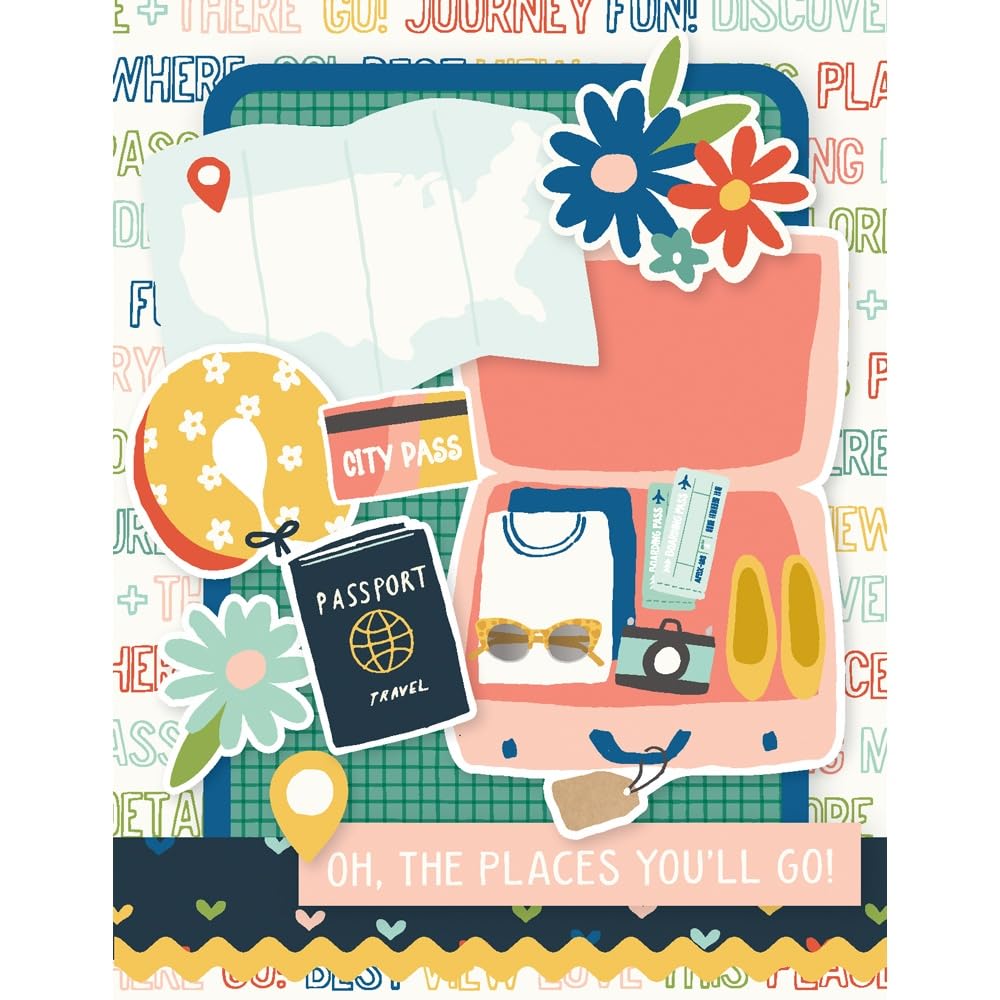 Simple Stories Simple Cards Card Kit-Pack Your Bags - Image 6