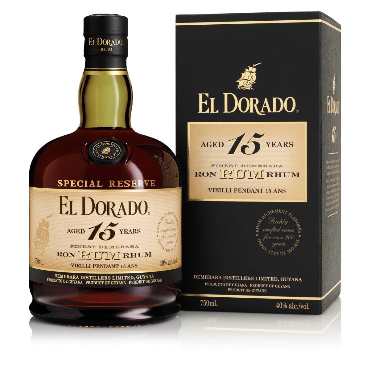 El Dorado 15年 スペシャルリザーブ 700ml(箱無し) El Dorado 15 Year Old Special Reserve Rum 75cl | Desertcart INDIA