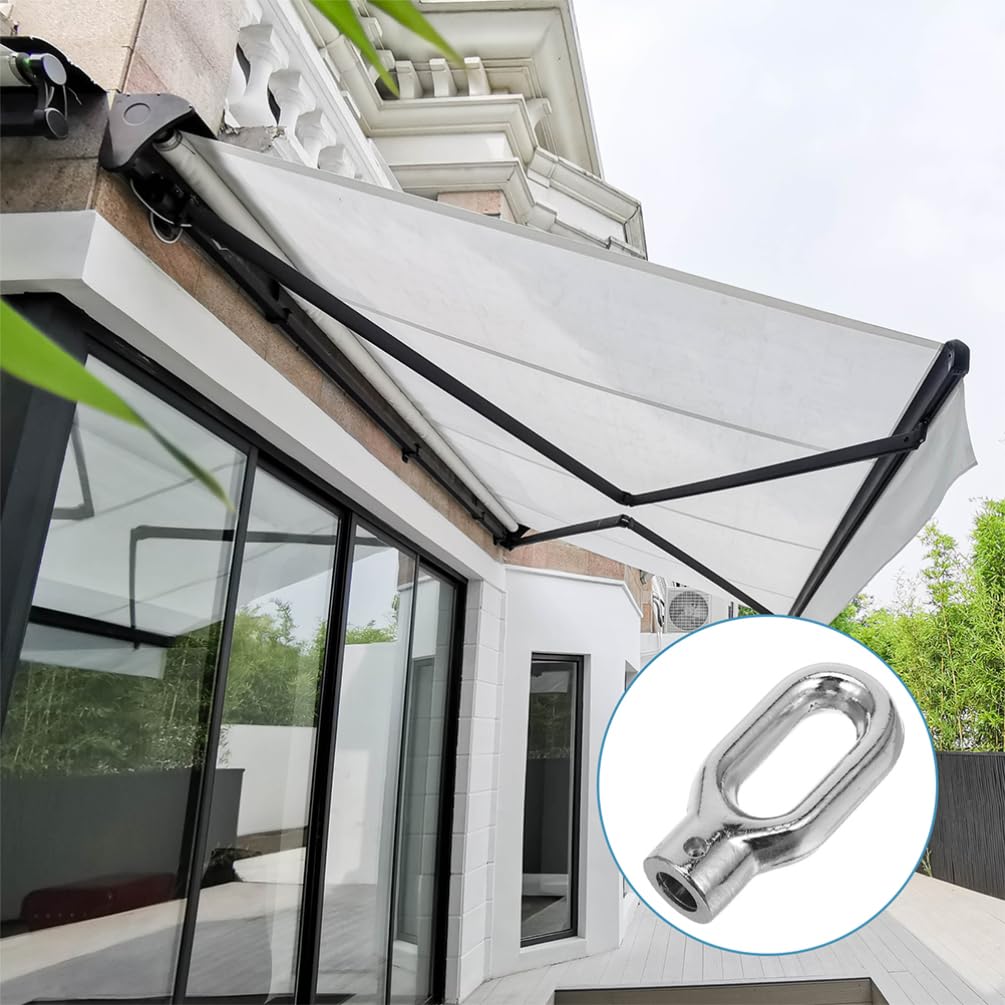 DOITOOL Sztuka Aluminiowego Haka Do Markiz Ręczny Mechanizm Rozkładania Wytrzymała Konstrukcja Do Zastosowań Zewnętrznych Idealny Osłon Przeciwsłonecznych Elegancki Design Ogrodu