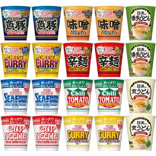 Amazon.co.jp: カップヌードル 10種x2個 アソートセット 食べ比べ C20x