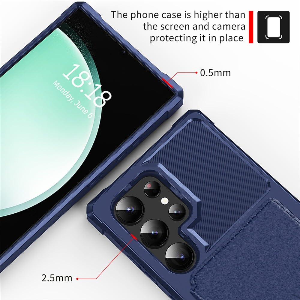 Generic Compatible avec Samsung Galaxy S10E (couleur : vert) Portefeuille latéral en cuir rigide arrière rigide en silicone