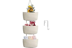 TeoKJ Over the Door Hanging Basket: Declutter with Style