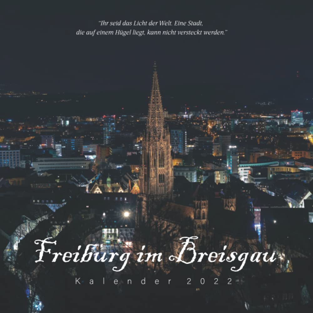 Calendrier Freiburg im Breisgau 2022 - Wandkalender mural animaux format 8.5x8.5 pouces