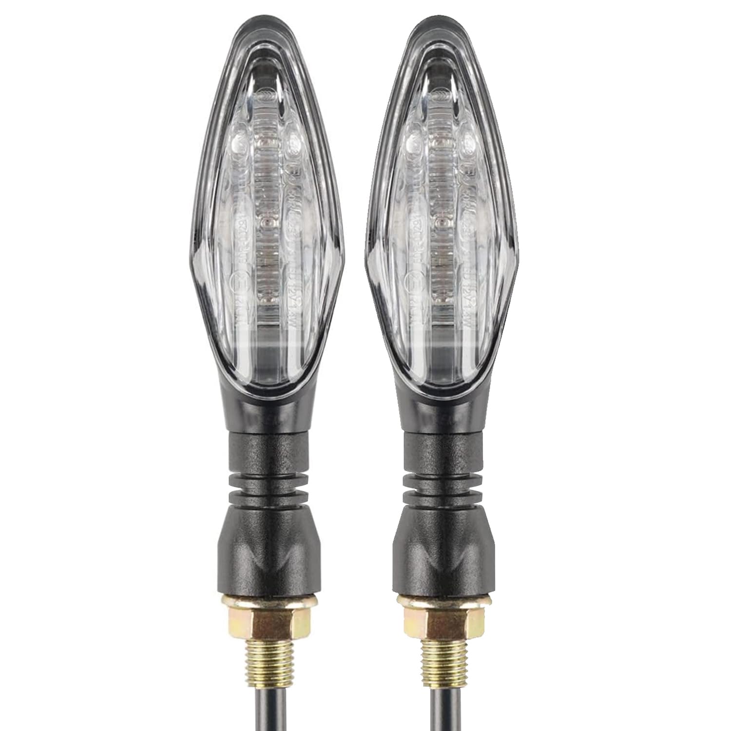 Pivalo Bike Indicator LED Bulb with Super Bright Front and Back Turn Signal Light Compatible for -125/200/250/390 Duke RC (Set of 2, Yellow)