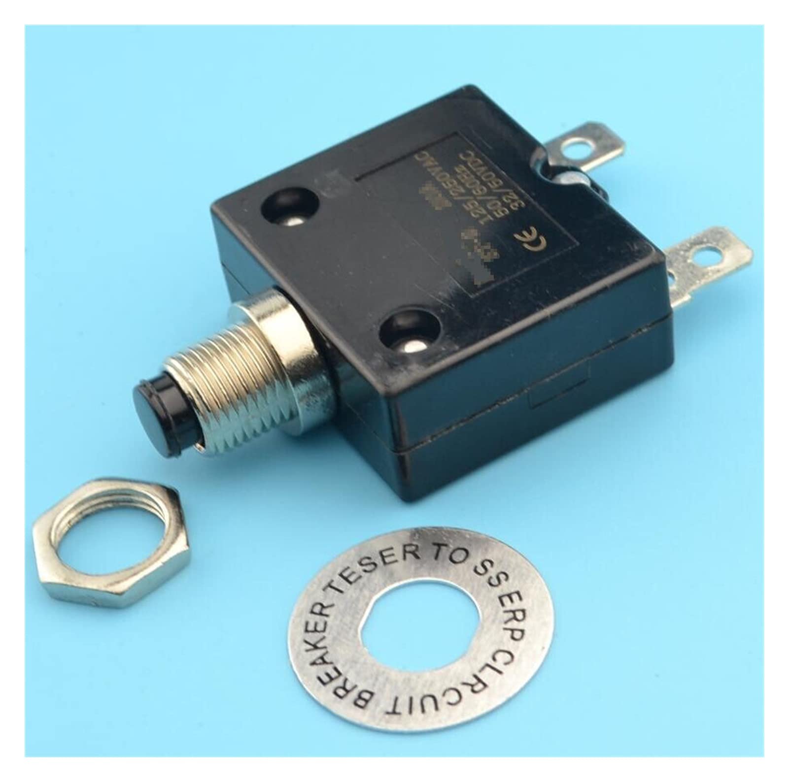 IEUMJNAT Circuit Breaker Super Quality 10A 20A 30A 40A 50A Reset Thermal Switch Overload Protection Protector(15A)