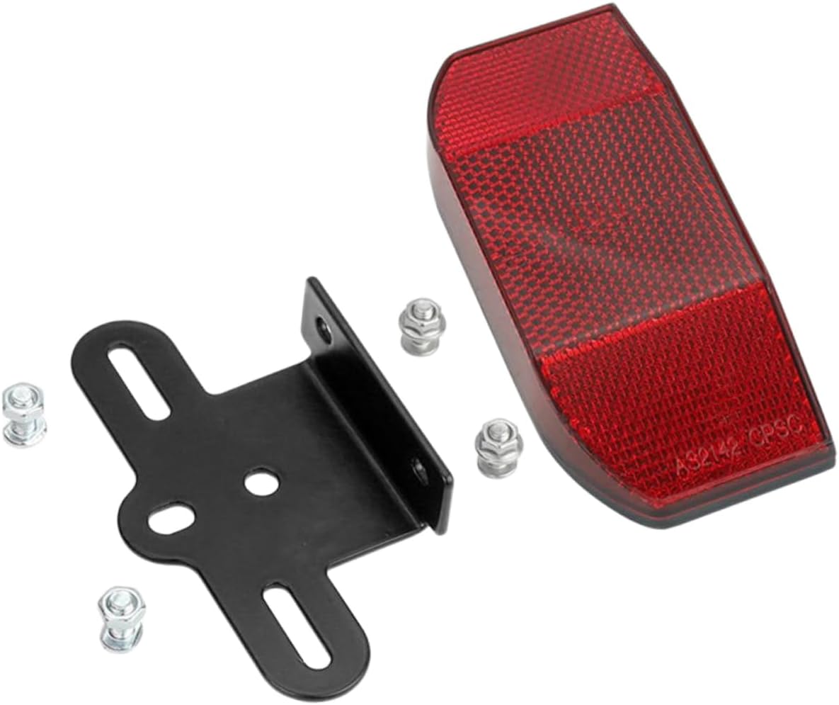 POPETPOP Reflective Bike Reflector for Night Safety Easy Installation Cycle Accessory with High Visibility