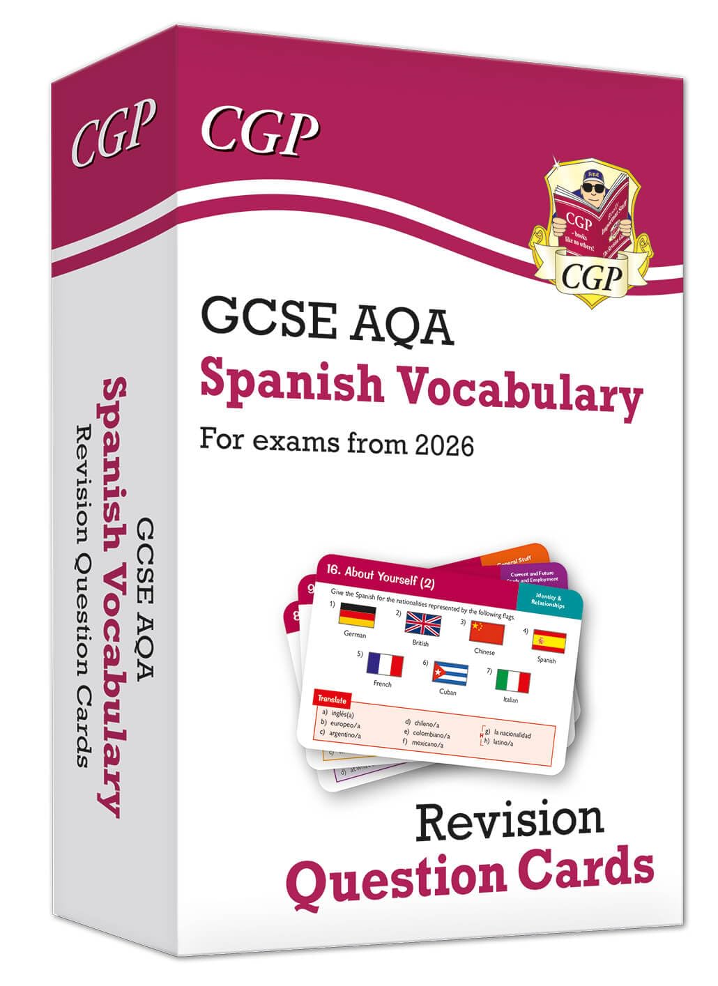 New GCSE AQA Spanish: Vocabulary Revision Question Cards (for exams from 2026) (CGP AQA GCSE Spanish)