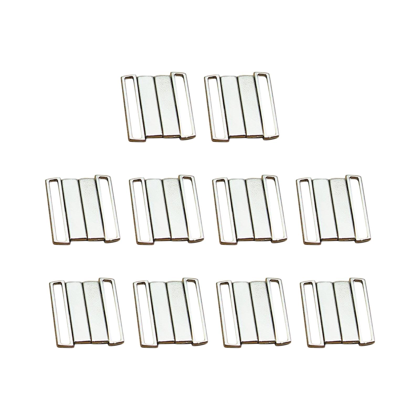 merishopp 10Pcs Bra Hook Closure Bikini Clasps Closures Underwear Waist Extender Hooks-picture-55