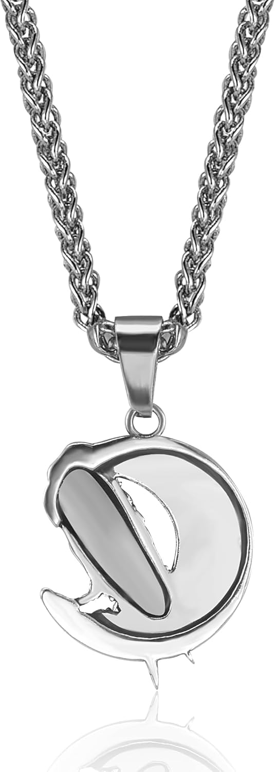 Dainty Crescent Crow Raven Necklace for Men Women Viking Gothic Vintage Jewelry - Image 3