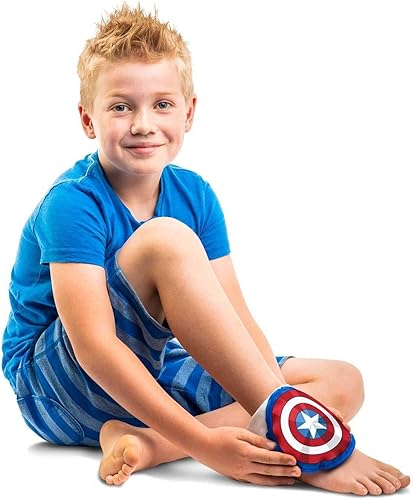 Miniatura 3 de Chattanooga - Pack de gel de hielo frío reutilizable con Marvel para niños, con el Capitán América, el Hulk, Spider-Man - Diseños para lesiones -