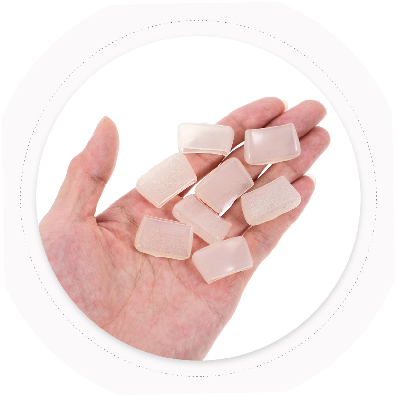 BELLIFFY Set of 8 Rubber Tips for Running Pliers Protective Pads for Glass Clamp Easy to Change