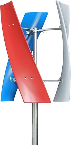 Kit de generador de turbina eólica, 400 W, 12 V24 V, 3 cuchillas, kit de generador de turbina eólica vertical portátil con controlador de carga,