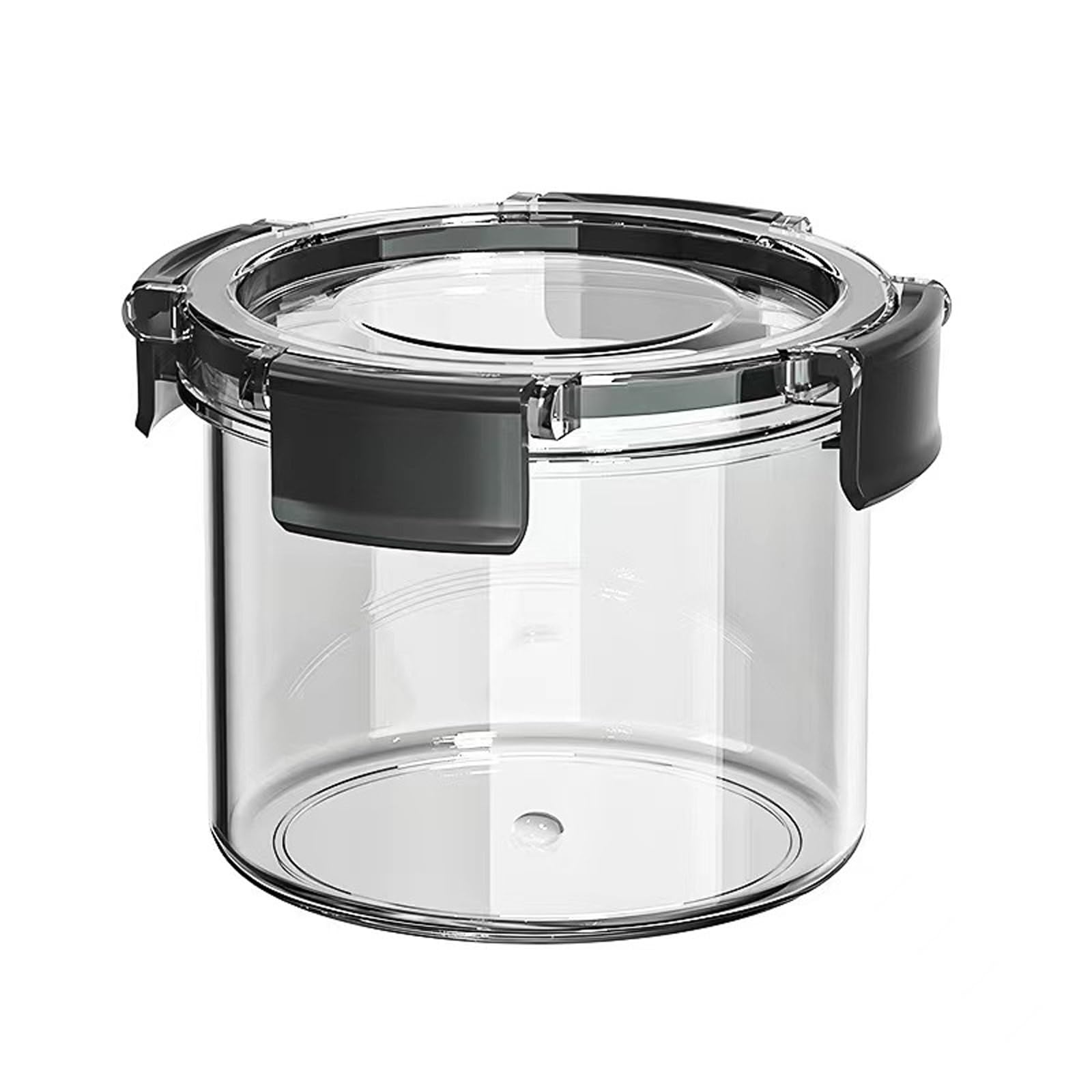 Amazon｜ガラス製食品保存容器、密閉蓋付き丸型ガラススープ容器